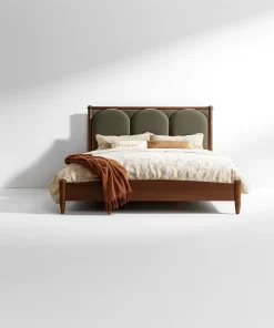 Contemporary Wooden Poster Bed For Bedroom