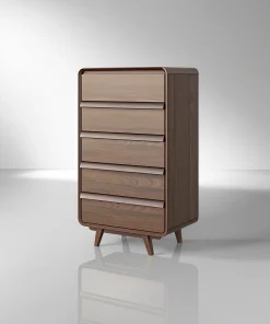 Modern Solid Wood Chest Of Drawers With Storage Compartments