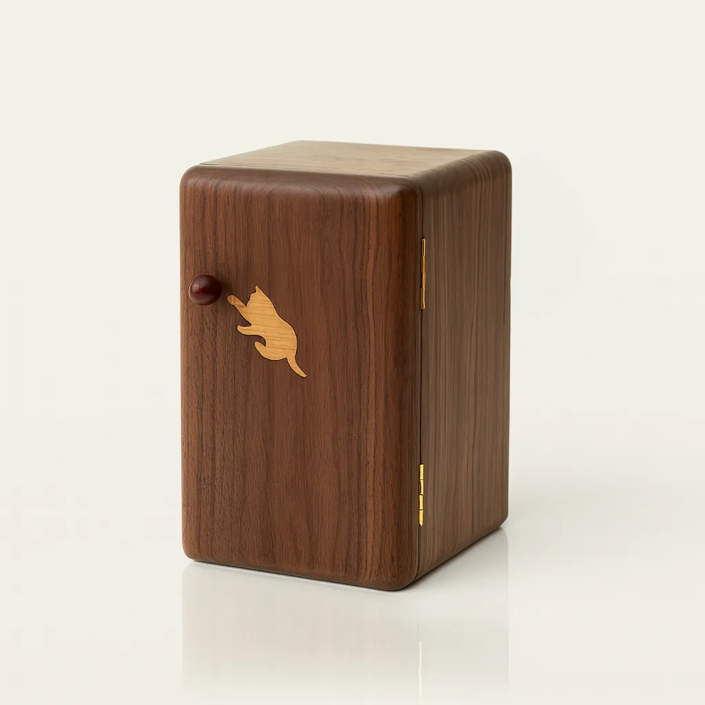 Modern Wooden Jewelry Armoire With Cabinet