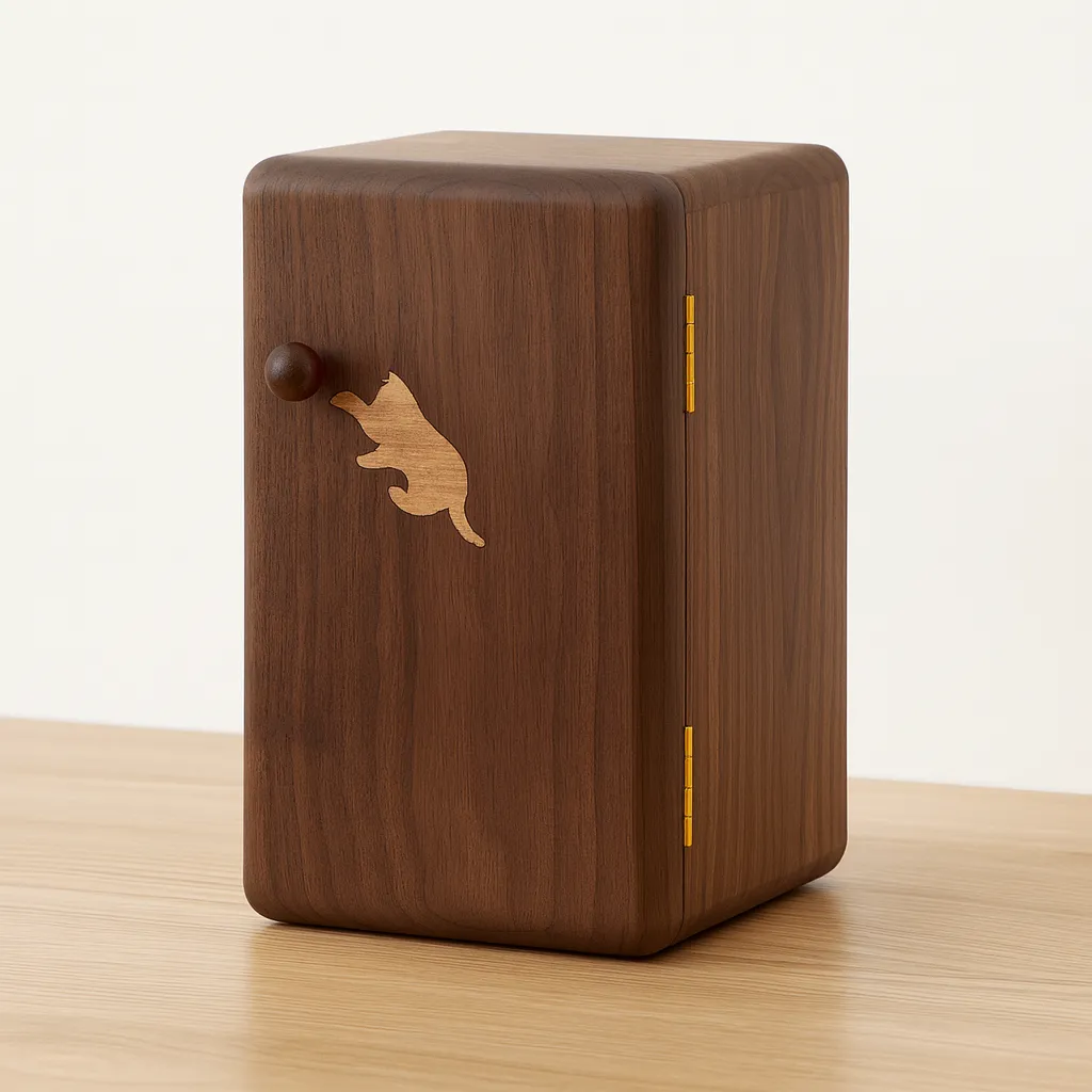 Modern Wooden Jewelry Armoire With Cabinet - Image 2