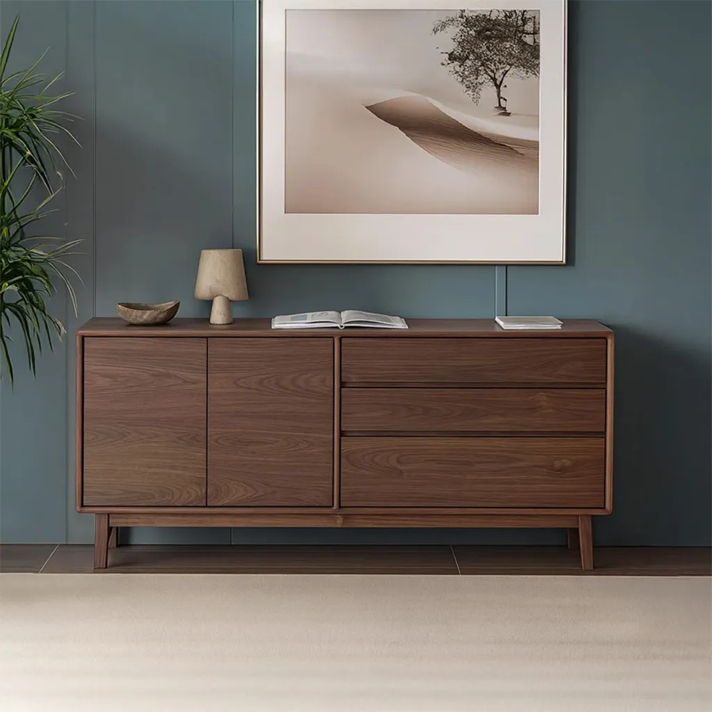Modern Wooden Sideboard With Drawers
